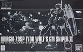 Universal Century : HG 1/144 RGM-79SP Lydo Wolf's GM Sniper II P-Bandai